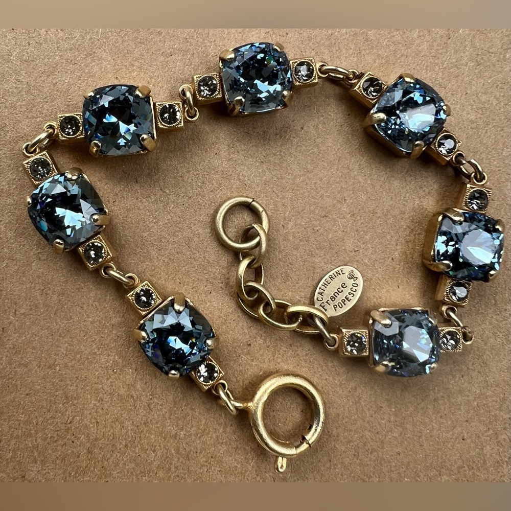 Catherine Popesco midnight blue over 14K gold plated